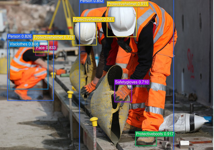 Foto La Inteligencia Artificial (IA) ayuda a reducir los accidentes laborales con Workplace Safety de Pervasive Technologies.